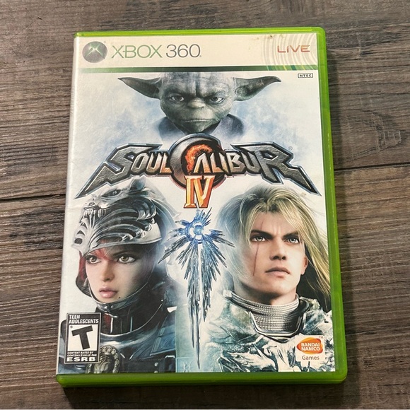 Microsoft Other - 360‎ Soul Calibur IV Game - Green Case